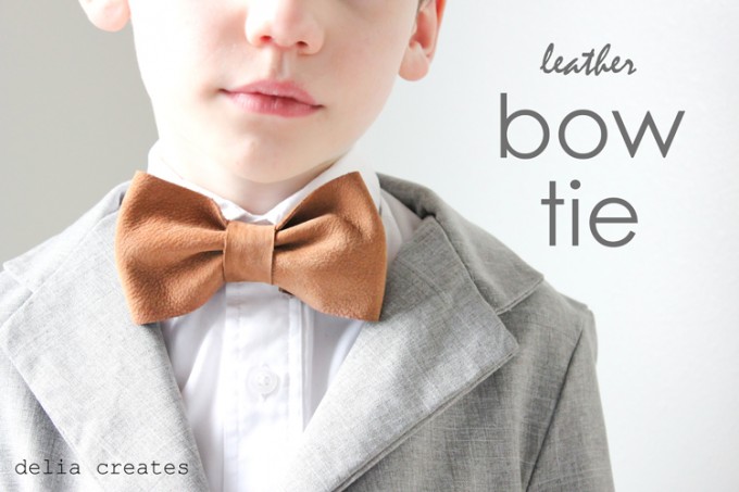 Leather Bow Ties