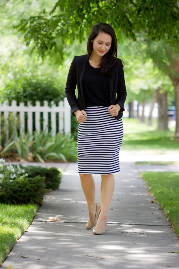 Knit Pencil Skirt Pattern Re Mix Tutorial