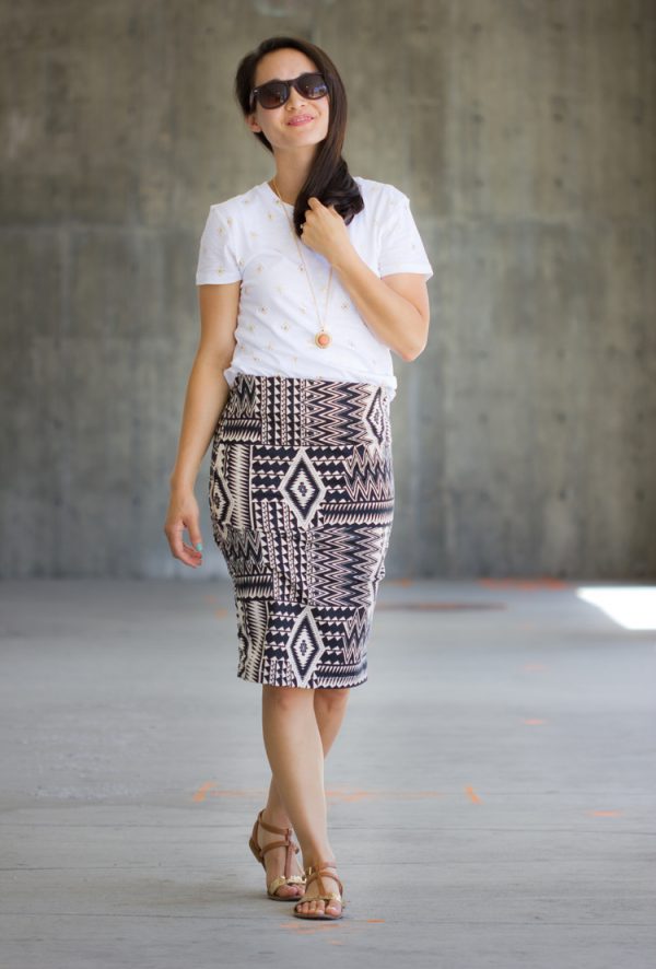 Knit Pencil Skirt Pattern Re-Mix Tutorial