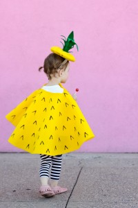 No Sew Pineapple Halloween Costume
