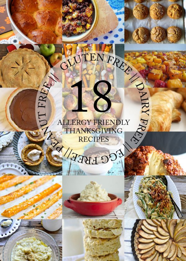 18 Allergy Friendly Thanksgiving Recipes
