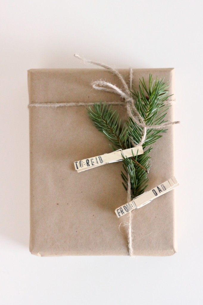 Clothespin Gift Tags