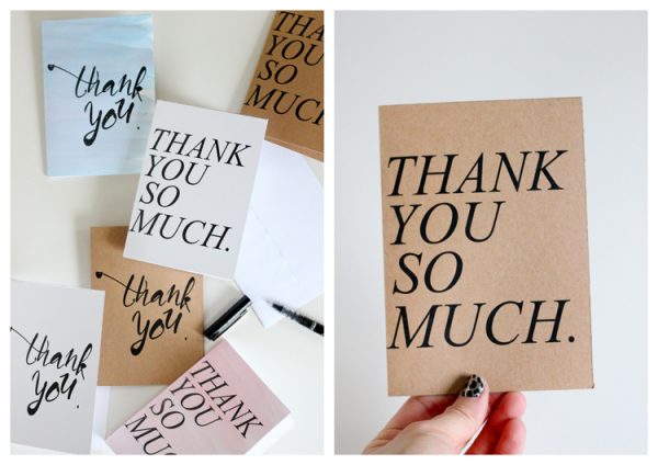 Free Printable Thank You Cards