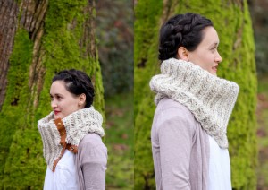 Crochet Leather Snap Scarf – Free Pattern