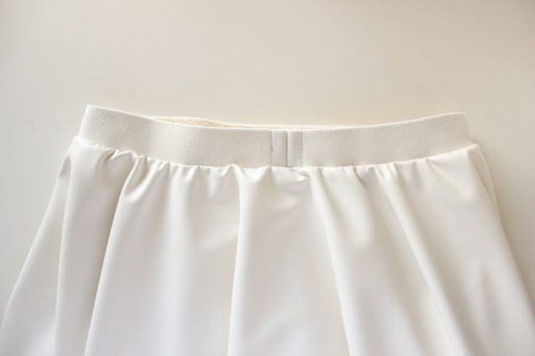 Black and White Vegan Leather Circle Skirts!