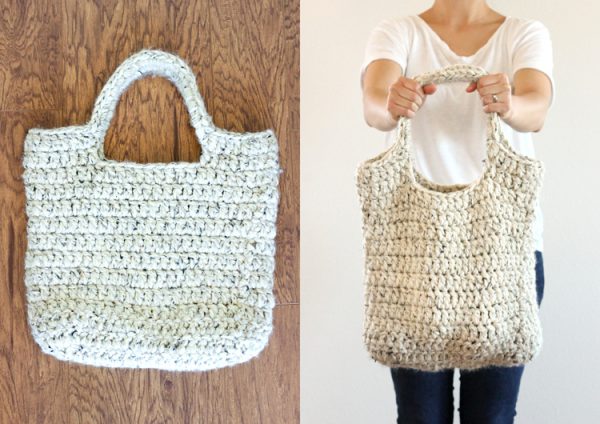 Free Crochet Pattern: Sturdy Market Tote