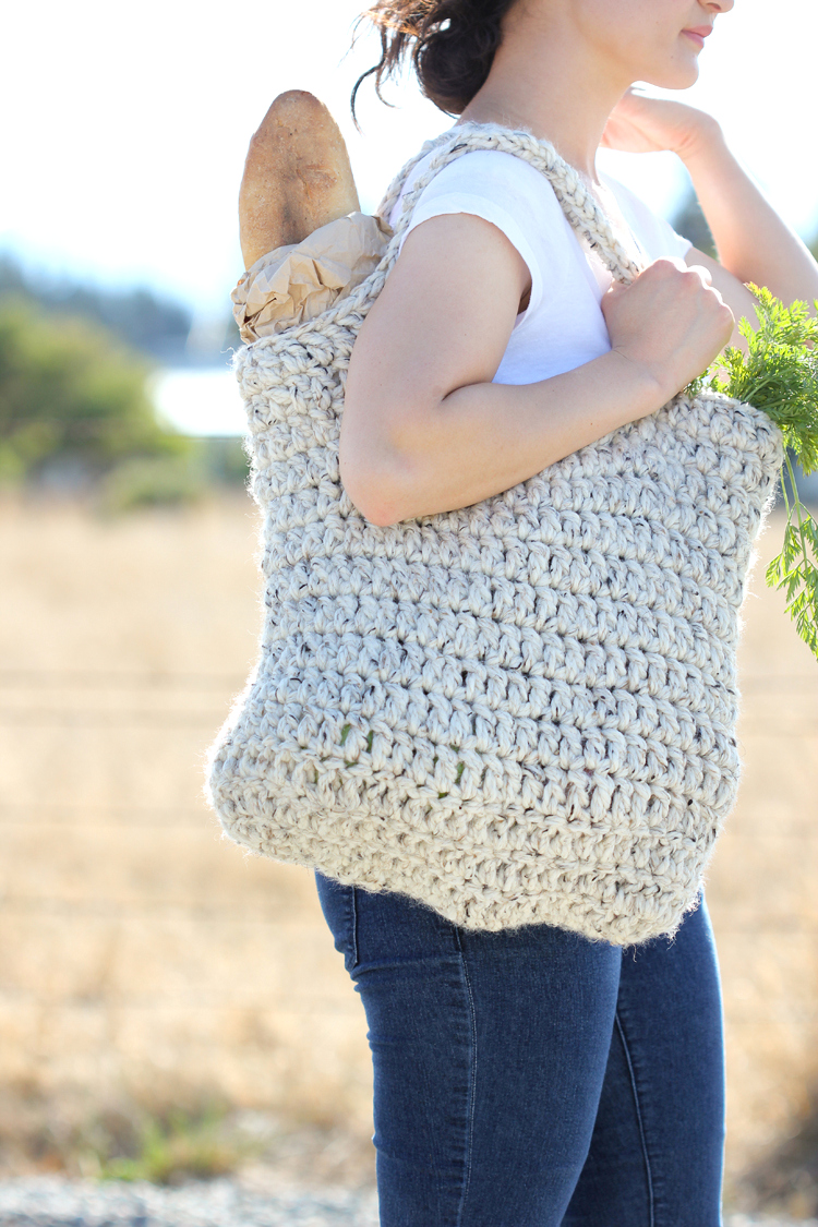 Crossbody Crochet Market Bag: Free Crochet Pattern -
