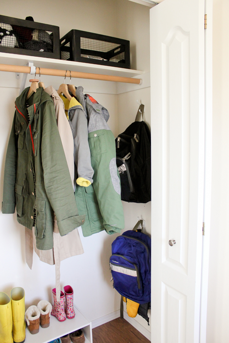 Organized Coat Closet Makeover - How to Nest for Less™