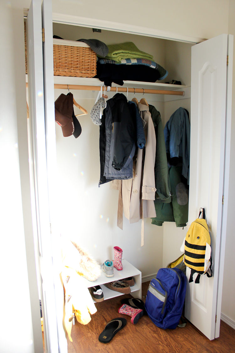 Coat Closet: Winter Organization - The Little by Little Home