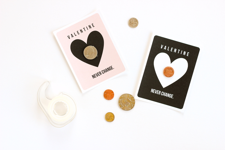 Coin Valentine FREE Printable