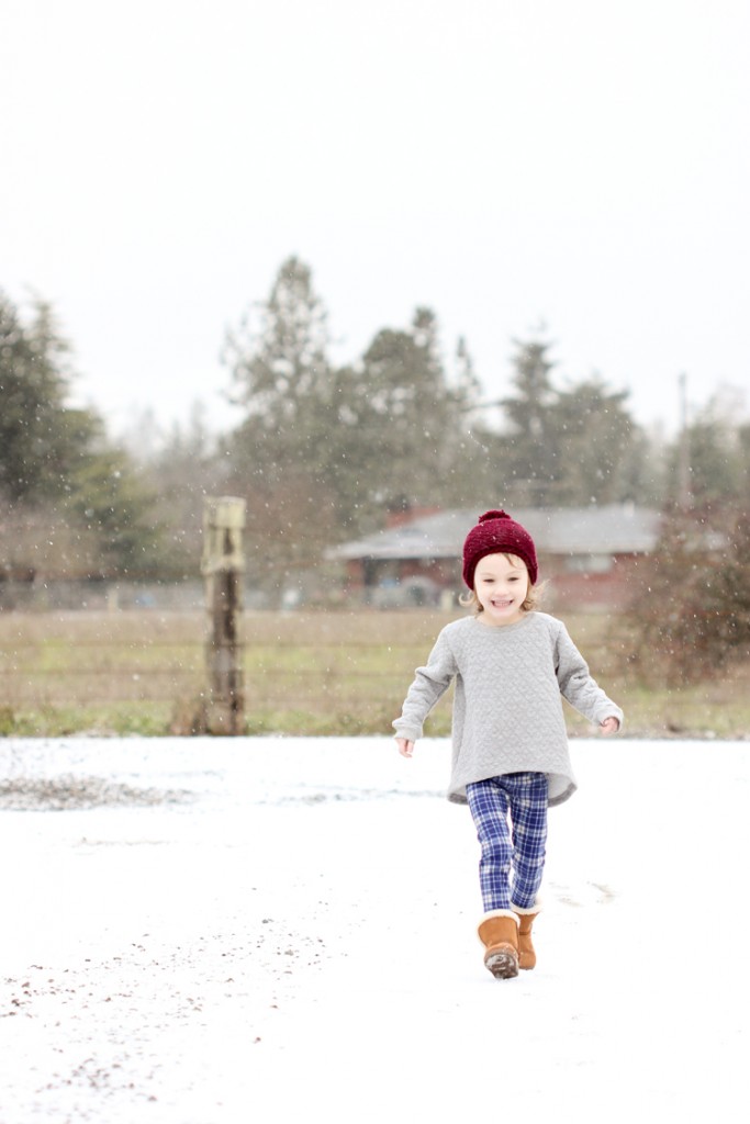 Snow Day + Mini Briar Sweater & Virginia Leggings Review