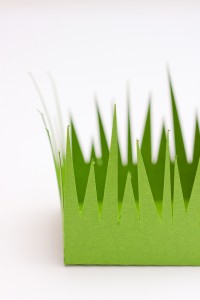 Grass Paper Boxes (free cut files)