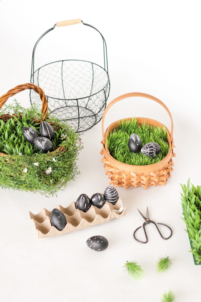 No Mess Easter Basket Grass