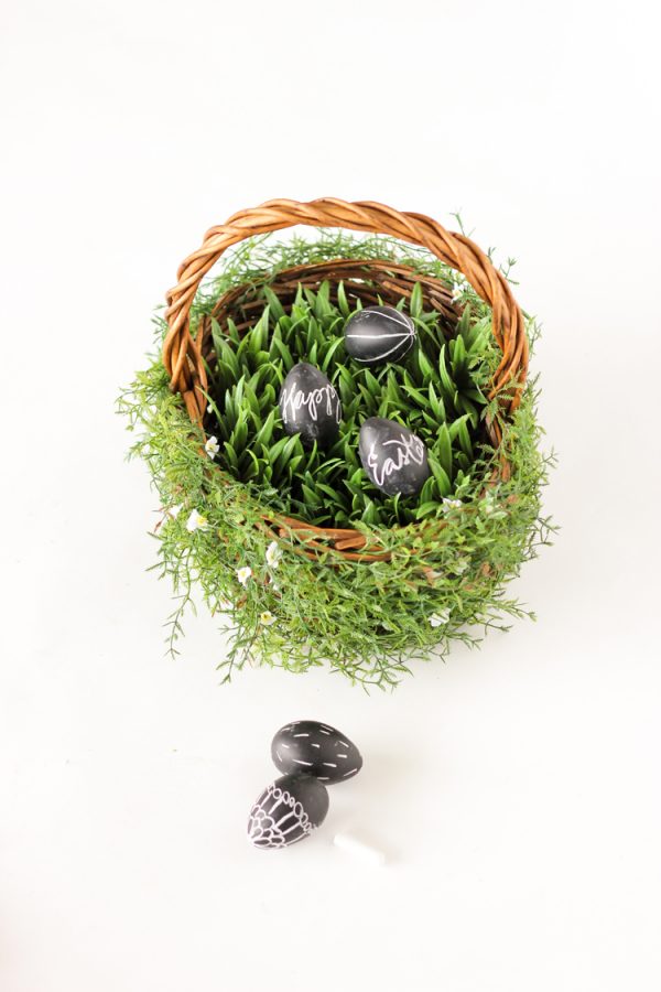 No Mess Easter Basket Grass