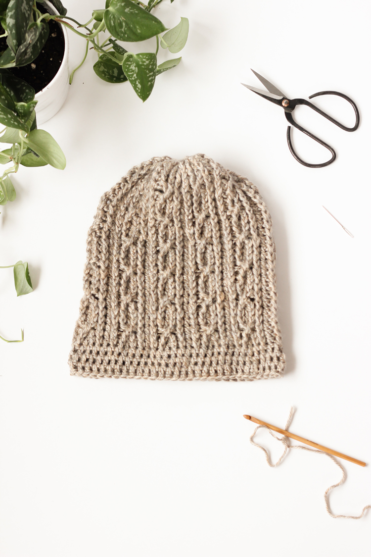 15 Free Cable Crochet Beanie Patterns - Crochet Scout