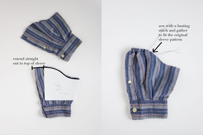 Men’s Shirt To Dress Refashion