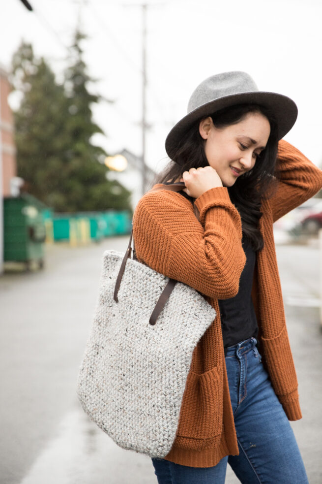 Leather Strap Crochet Tote Pattern - Image 6