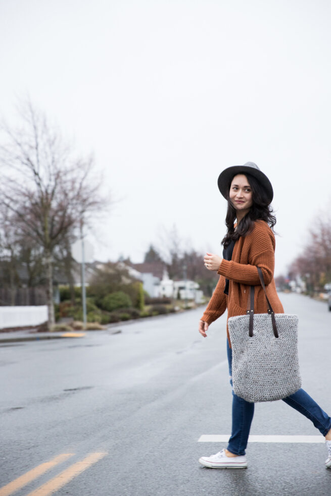 Leather Strap Crochet Tote Pattern - Image 4