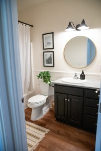 DIY Bathroom Makeover On A Budget, Part 2 – Moulding, Baseboards, And ...