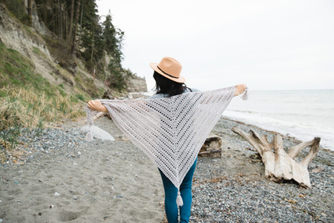 Triangle Shawl Crochet Pattern