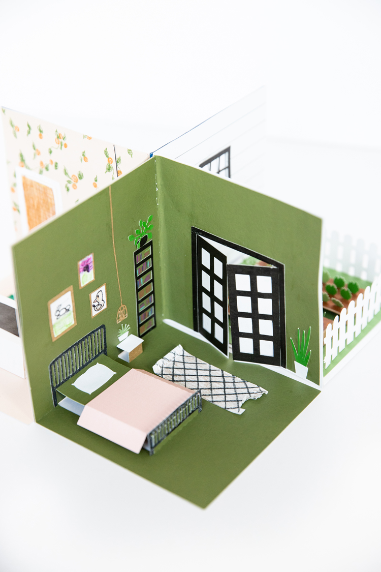 Pop-Up Paper Doll House