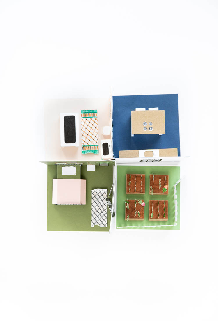 Printable Dollhouse Pop up Paper House Portable Foldable -  Finland