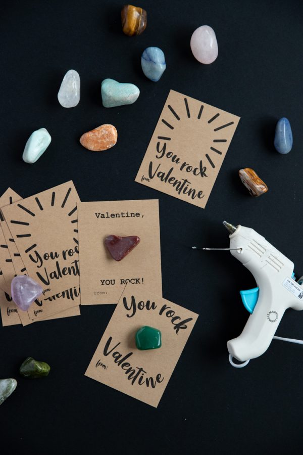 You Rock Valentines – Free Printable