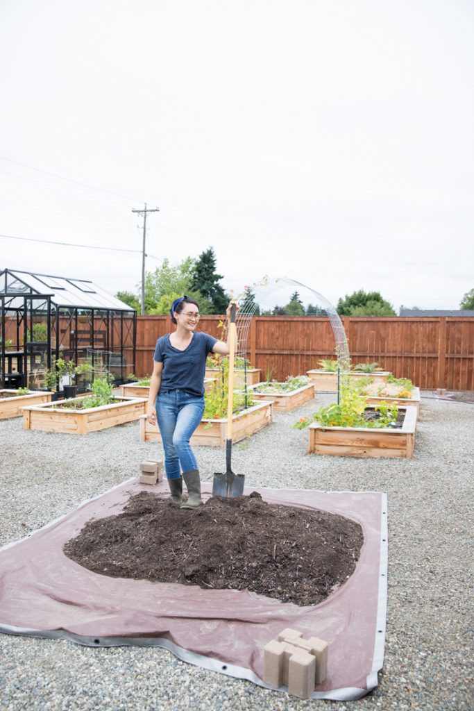 How to save money on soil for your raised beds.