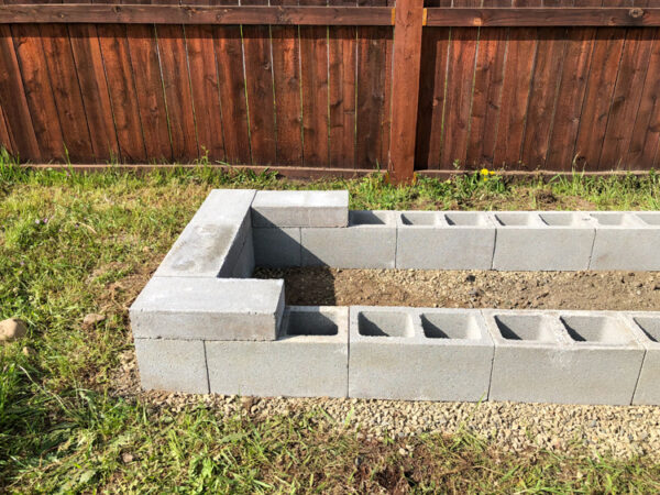 DIY Cement Garden Beds