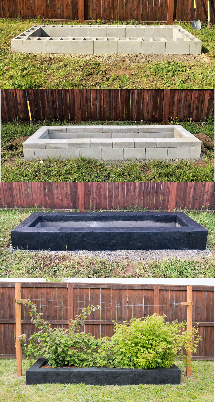 How to Make a Raised Bed Garden with Cinder Blocks - An Artful Mom