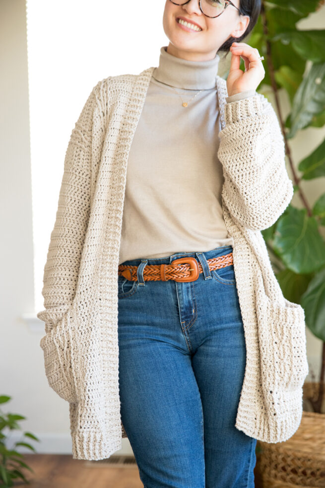 Cabled Cardigan Crochet Pattern - Image 5