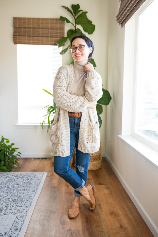 Cabled Cardigan Crochet Pattern - Image 2