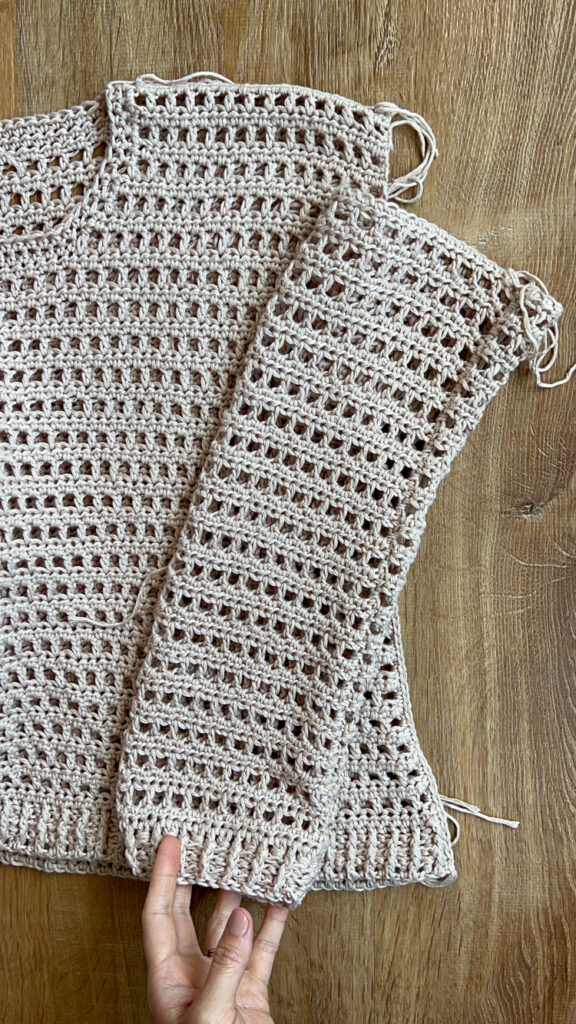 Summer Mesh Sweater – Free Crochet Pattern SIZES XXS-XXL