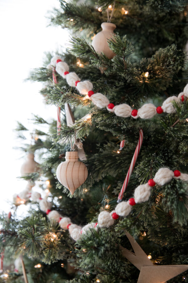 “Popcorn & Cranberry” Crochet Garland VIDEO TUTORIAL